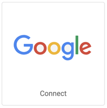 Image : logo du canal de vente Google. Bouton indiquant Connecter