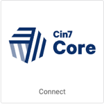Tuile de connexion Cin7 Core