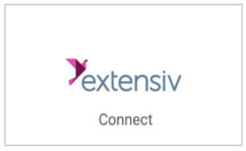 Extensiv's logo. Button that reads, Connect