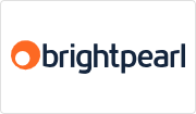 Logo Brightpearl sur un bouton carré en forme de tuile