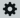 Icône ShipStation pour Mac OS Noir symbole de roue d