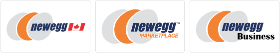 newegg Canada, newegg marketplace and newegg business logos
