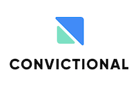 Logo Convictional sur le bouton carré