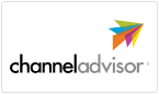 Logo ChannelAdvisor sur le bouton carré en forme de tuile